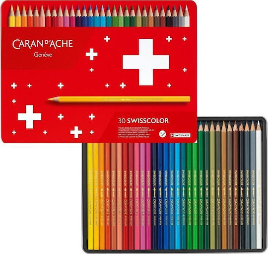 Caran D'ache Set de creioane colorate Acuarelă 30buc Pachet de 1 ambalaje