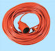 Abex Extension Cable Cord 2 x 1mm²/30m Orange