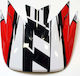 Sanction Visor Black White Red 2017