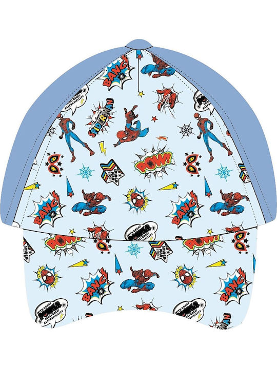 Summertiempo Kids' Hat Jockey Fabric Sunscreen Blue