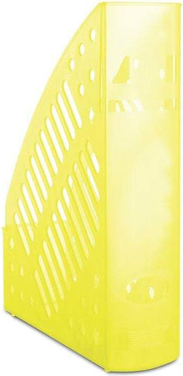 Donau Magazine File Organizer Yellow 31.5x24x7cm.