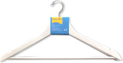 Clothes Hanger White 31275ΛΕ 3pcs