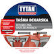 Tytan Isolierband Fliesenband Silber
