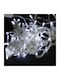 100 Christmas Lights LED White in String