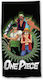 Aymax One Piece Luffy Kinder-Strandtuch Schwarz 140x70cm