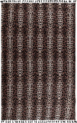 Bluepoint Beach Towel Cotton Black with Fringes 180x100cm.