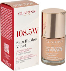 Clarins Skin Illusion Velvet Liquid Make Up 108...