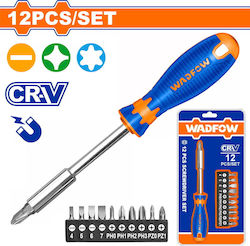 Wadfow Κατσαβίδι Καστάνιας με 12 Εναλλασσόμενες Μύτες
