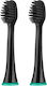 Seysso Carbon Antibacterial Replacement Heads 2 Pcs Soft Black