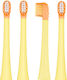 Vitammy Tip Sonic Toothbrush Dino Yellow 4 Replacement Heads