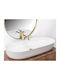 Rea Cleo Countertop Sink Ceramic 40x41cm White