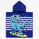 BestFor Blue Dragon Kinder Strandponcho Blau 58 x 56cm.