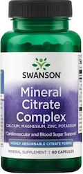 Swanson Mineral Citrate Complex 60 κάψουλες