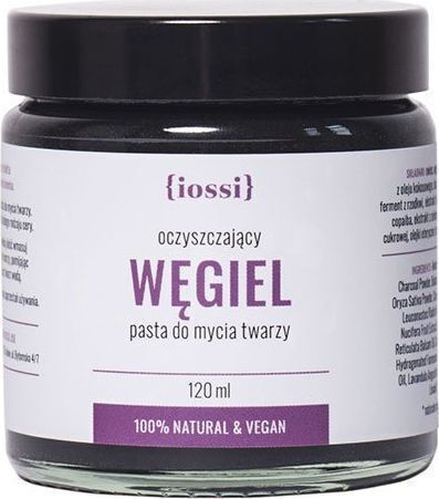 Iossi Wegiel Cleansing Paste Face Cleansing Active Carbon Algae Green Tea 120ml