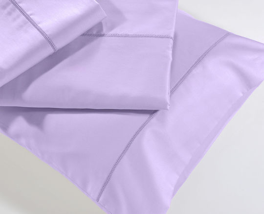 Down Town Home Colours Σετ Σεντόνια Μονά 175x255εκ. Lilac (3τμχ)
