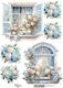 Maja's Memories Ριζόχαρτο Decoupage Γαλάζιο