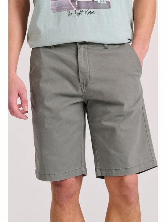 Funky Buddha Ανδρική Βερμούδα Chino Sage Green