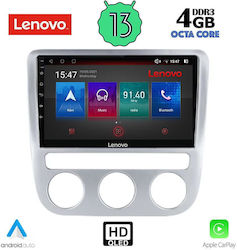 Lenovo Ηχοσύστημα Αυτοκινήτου 2DIN με Clima (Bluetooth/USB/AUX/WiFi/GPS/Apple-Carplay/Android-Auto) με Οθόνη Αφής 9"