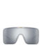Carrera Unisex Sunglasses with White Horn-Rimmed Frame and Grey Mirror Lens 15 VK6 T4