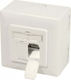 LogiLink Priză De Rețea Single RJ45 Cu Cadru Tip Cat6 În Culoare Albă NP0006A
