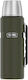 Thermos Μπουκάλι Θερμός Ανοξείδωτο / Πλαστικό 1.2lt Green