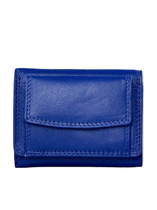 Forest Klein Leder Damen Geldbörse Klassisch Blau