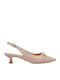 Lackleder Pumps mit Mittelhohem Absatz Rosa