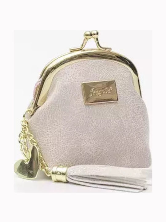 Fragola Small Women's Wallet Coins Ecru