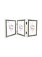 ForHome Multi Wooden Picture Frame 3 Photos with Multicolour Frame