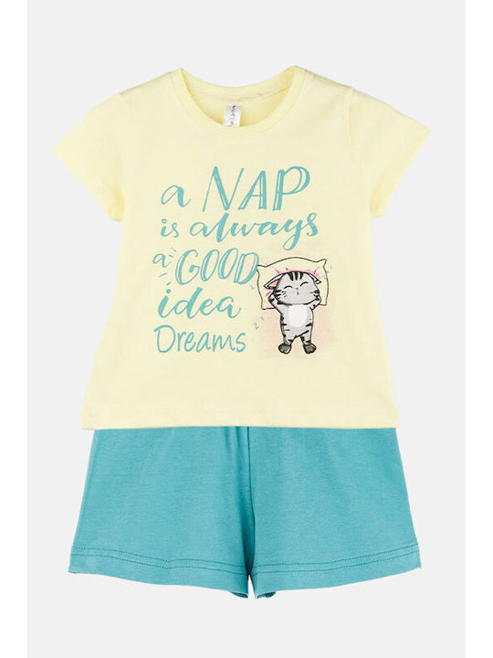 Dreams Kids Pyjamas Summer YELLOW