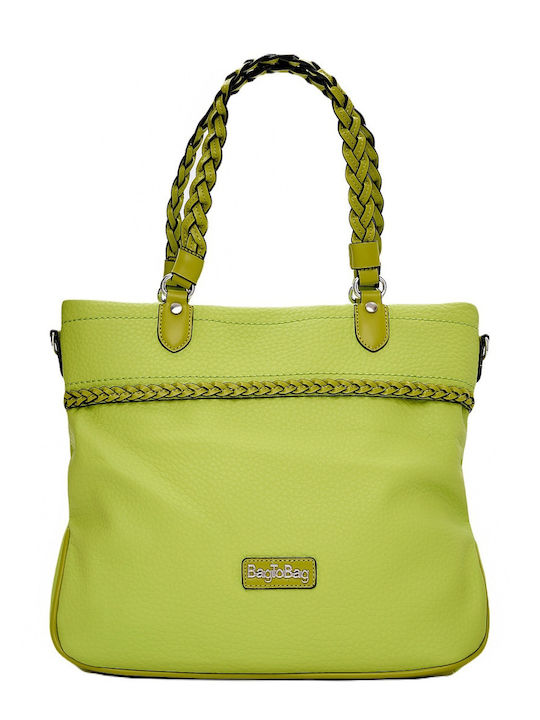 Bag to Bag Комплект Дамска Чанта През Рамо Зелена