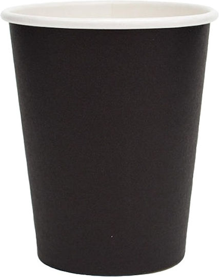 Ready Disposable Cup Paper Black 240ml 200pcs