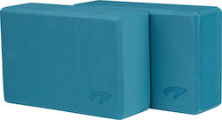 Avento Yoga Blocks Μπλε 2τμχ