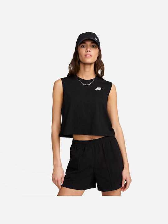 Nike Club Bluză Sportivă pentru Femei Neagră