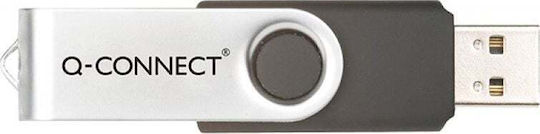 Q-Connect 4ГБ USB 2.0 Стик Сив