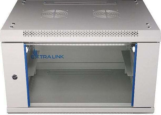 Extralink Montat pe perete Cabină Rack 6U 60x60cm Gri EX.8567
