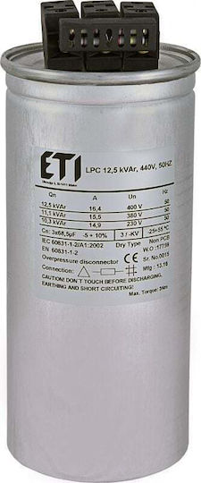 ETI Кондензатор Трифазен 132.6микрофаради (μF) 400V 004656753