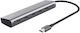 Trust Hub 16 Θυρών USB 3.2 με σύνδεση USB-C Ασημί