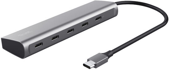 Trust Hub 16 Θυρών USB 3.2 με σύνδεση USB-C Ασημί