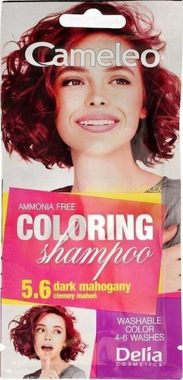 Delia Cosmetics Cameleo Vopsea De Păr Fără Amoniac 5 6 Mahon Închis 40ml