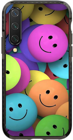 Lächelnde Gesichter Handyhülle 91957 Design Mehrfarbig Xiaomi Mi 9 Lite