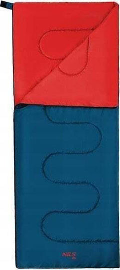 Nils Sleeping Bag Μονό Καλοκαιρινό Nc2002 Blue And Red