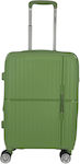 Forecast Cabin Travel Suitcase Green with 4 Wheels Height 55cm.