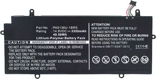 CoreParts Compatible Battery for Toshiba Portege Portege Z30, Portege Z30 Ultrabook, Portege Z30-002, Portege Z30-00N004 with 3350mAh