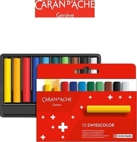 Caran D'ache Set de creioane colorate cu 10 culori