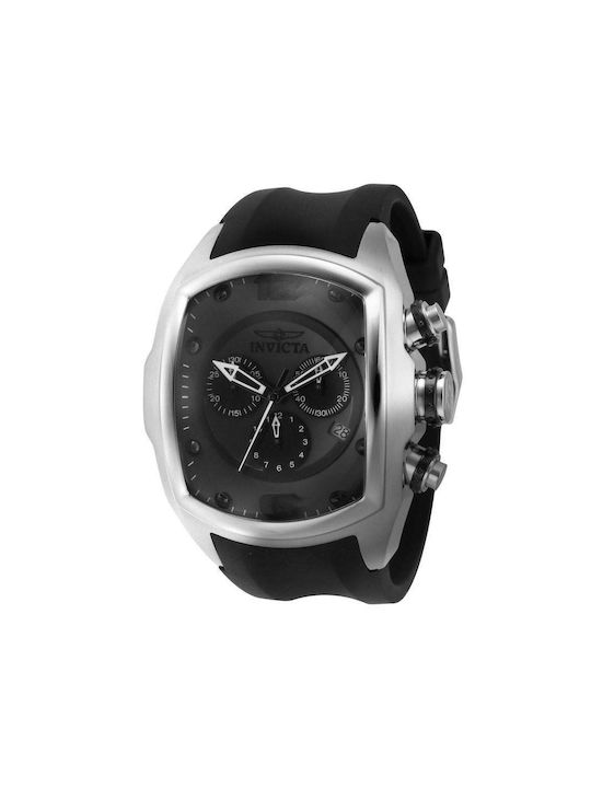 Invicta Lupah Watch Chronograph Battery in Black Color