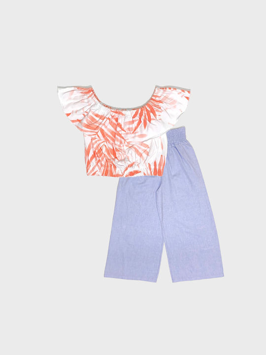 Action Sportswear Set Summer 2pcs Coral