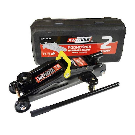AWTools Hydraulisch Karrenheber mit einer Hubhöhe von bis zu 33.5cm und einer Traglast von bis zu 9 Tonnen