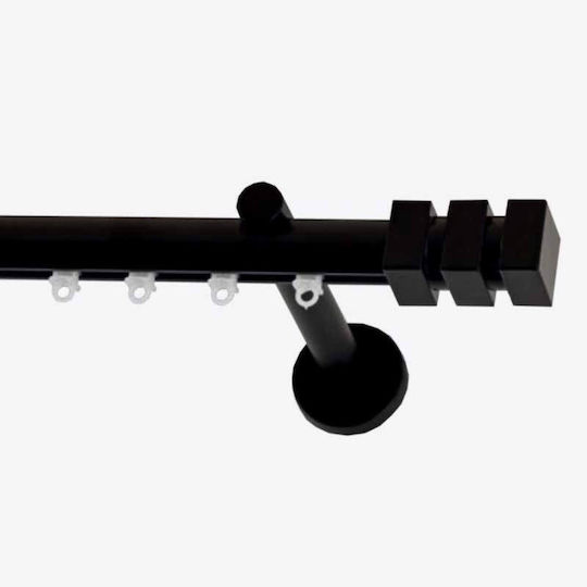 Frans Athens Lego Sens unic Șină Metalic în Culoare Negru 160εκ. FR-7140L15_17441