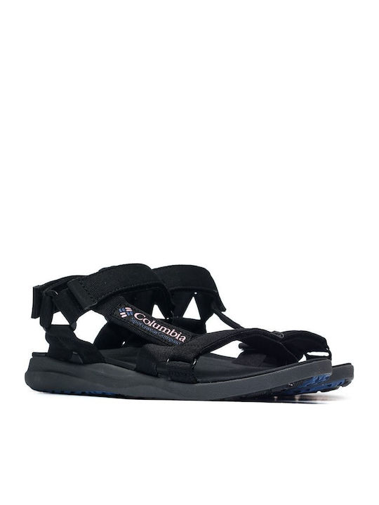 Globetrot Flache Sandalen für Damen Sportlich in Schwarz Farbe